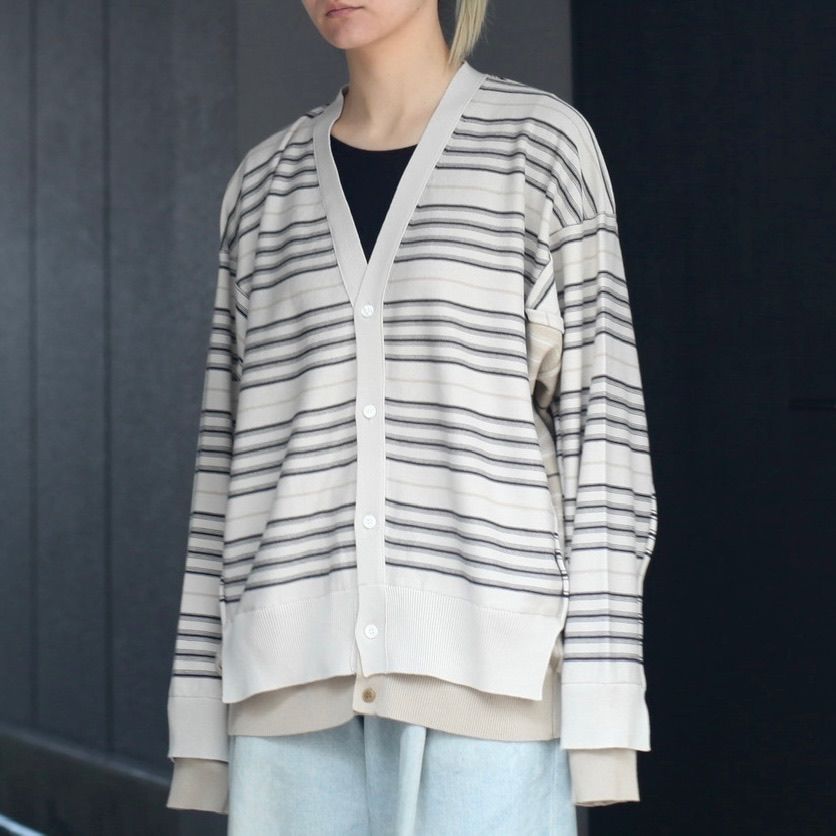 22AW YOKE Connecting Cardigan S トップス カーディガン トップス