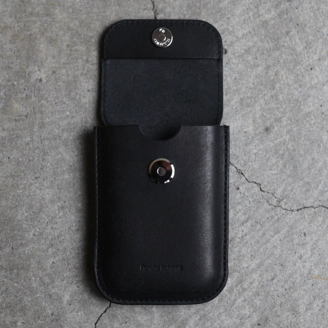 【次回入荷1月中旬予定】Flap Card Case(BLACK)