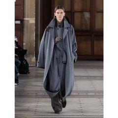 【残りわずか】Wool Cashmere Layered Combination Coat
