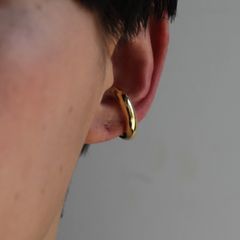 【再販売通知受付可能】Chunky Ear Cuff_M(GOLD)