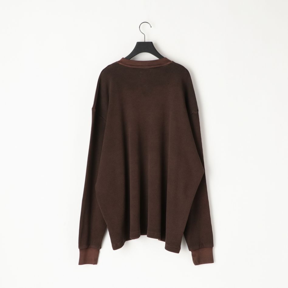【残り一点】18G Garment Dye Waffle