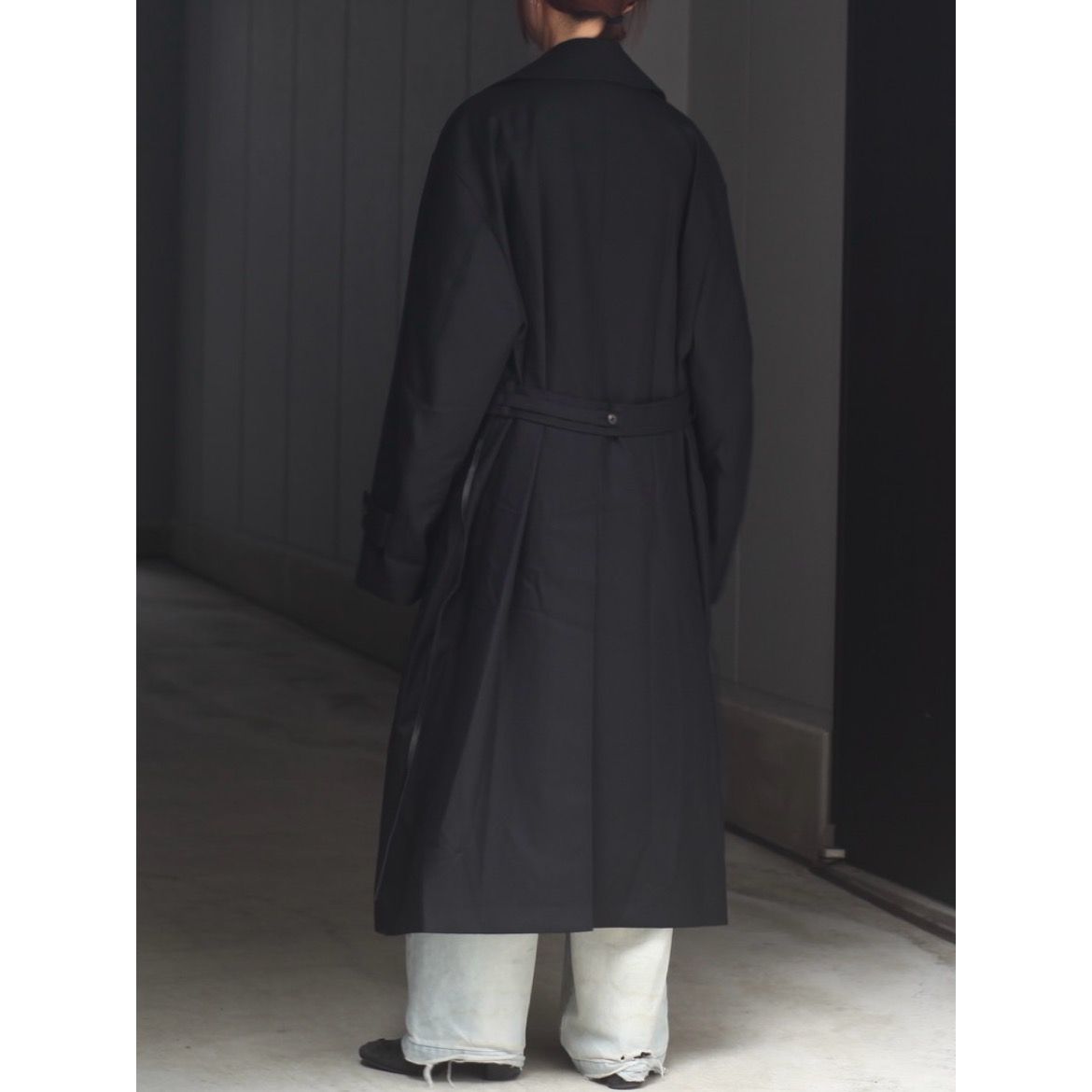【残りわずか】Wool Flannel Oversized Double Breasted Coat