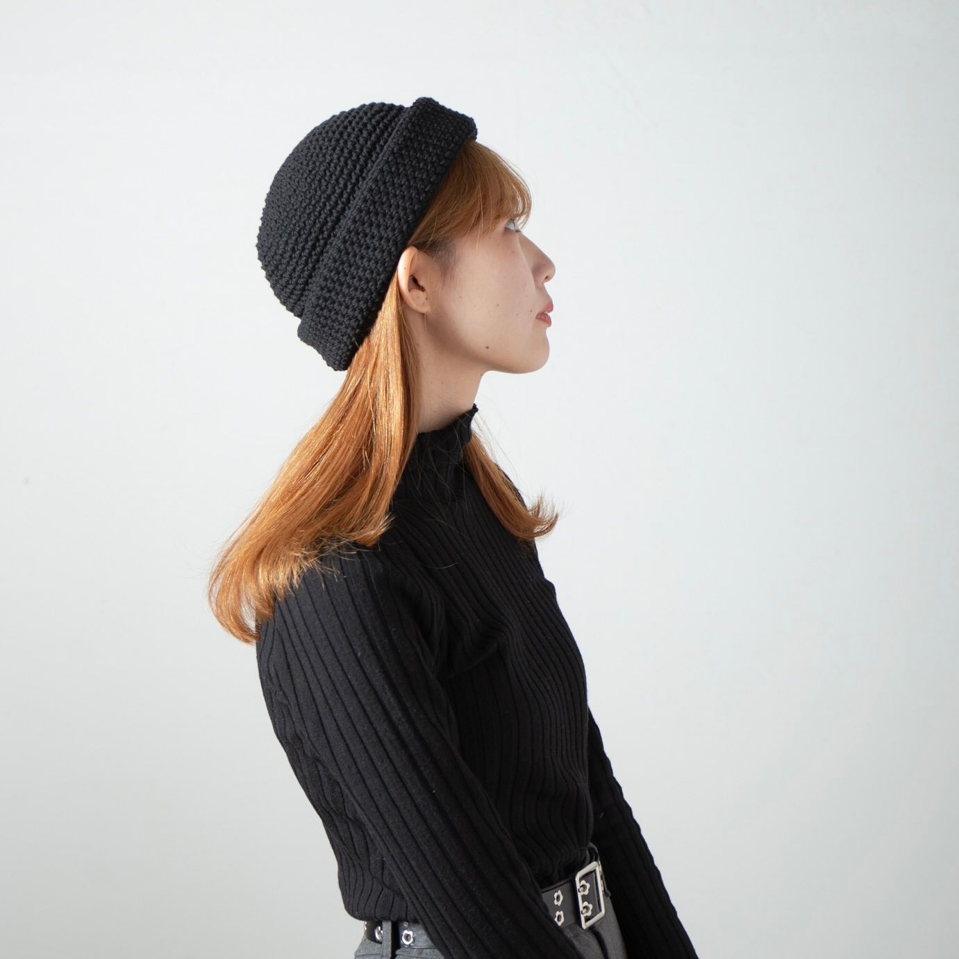 【残り一点】Hand Knit Crusher Cap