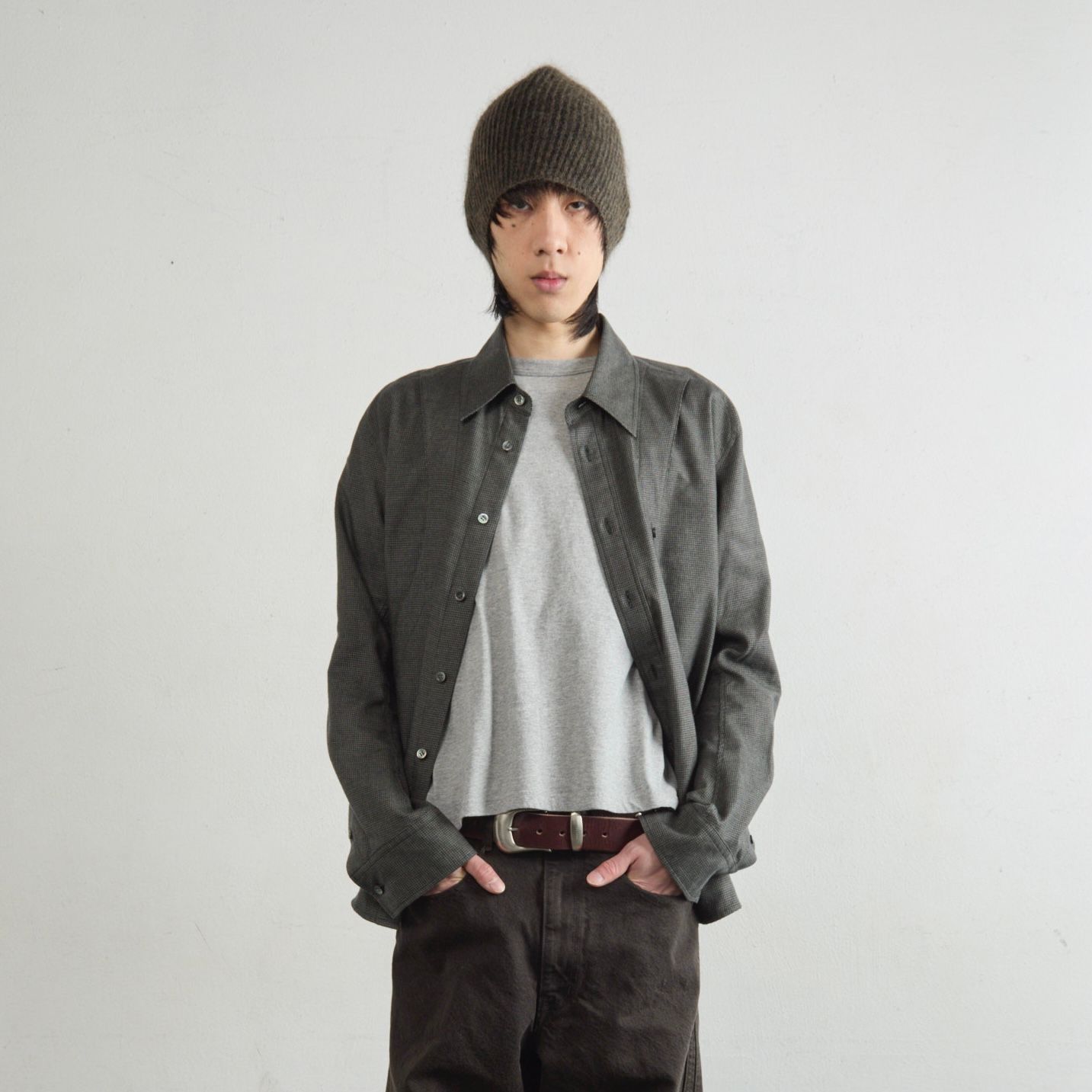 【残り一点】Plaid Long Sleeve Shirt