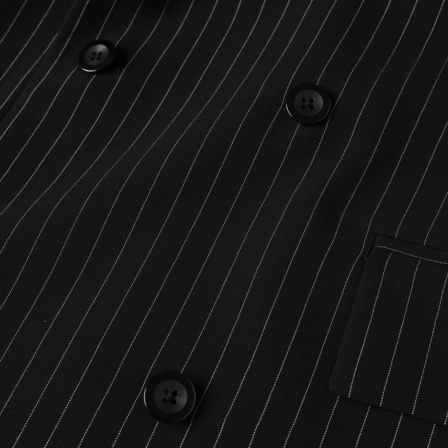CULLNI - 【残り一点】Stripe Double Cloth Slant Belt Tailored