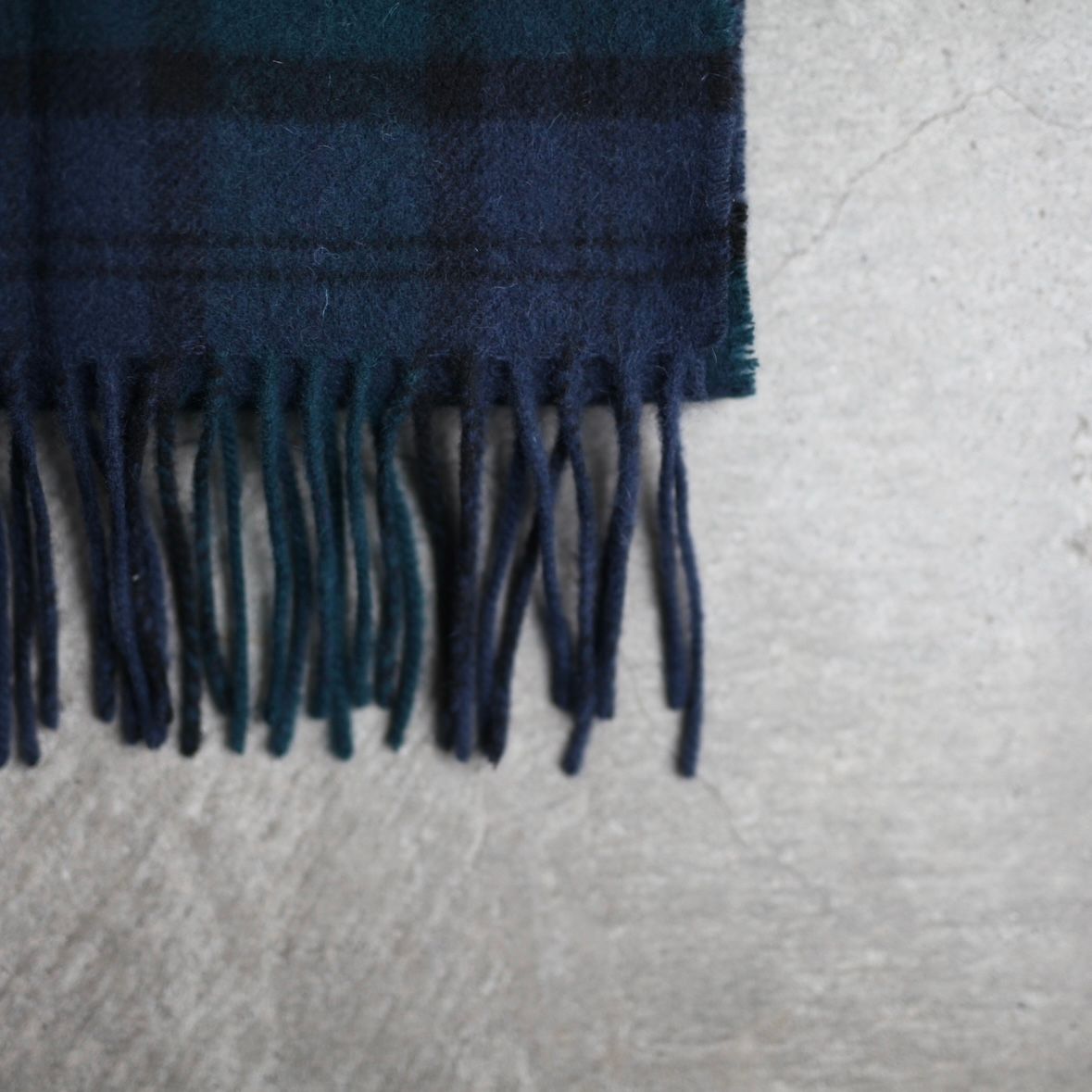 【残り一点】Tartan Lambswool Scarf