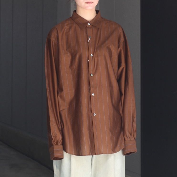 【残り一点】46G Stripe Modest Shirt