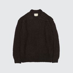 【残り一点】Mohair Silk Big Rib Crewneck