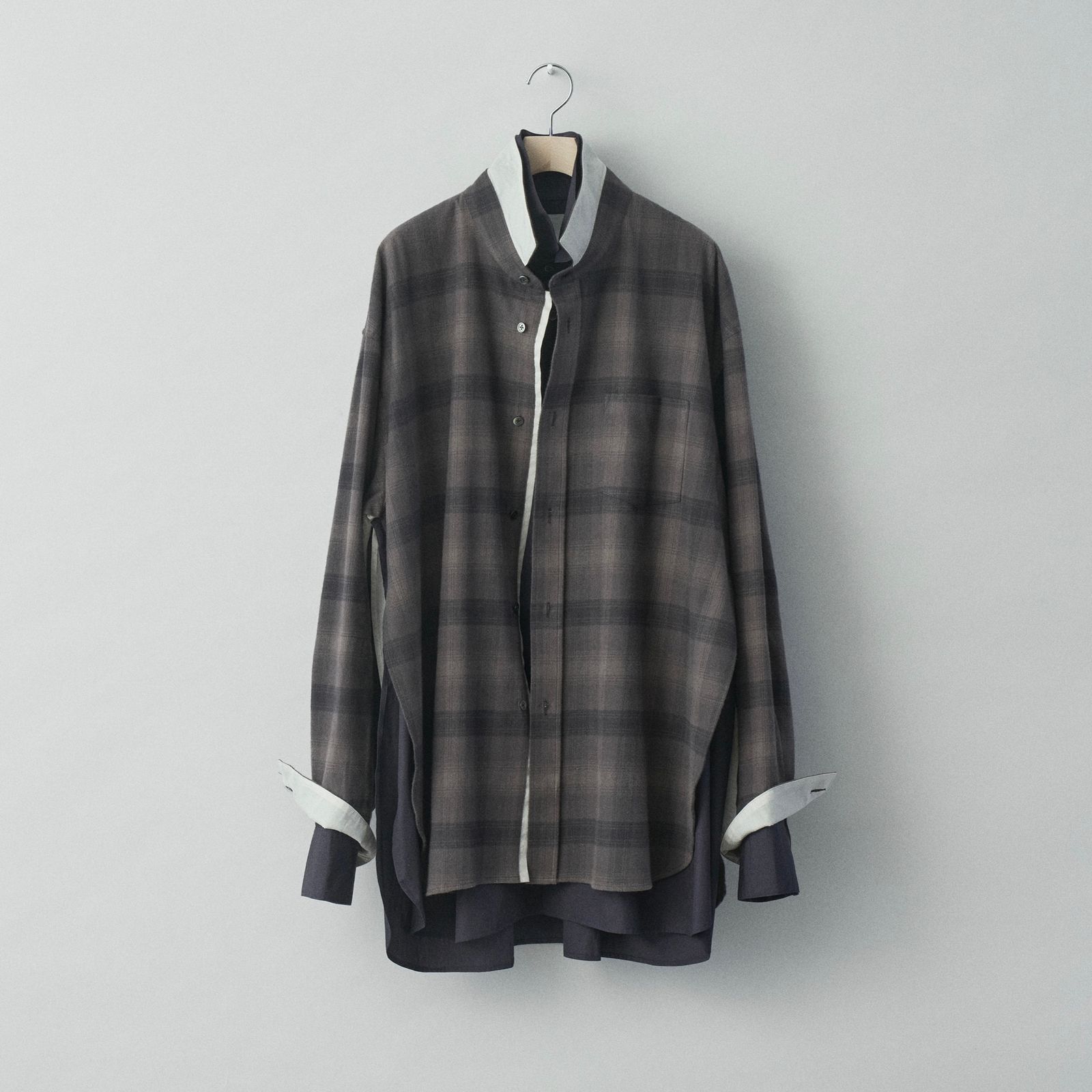 stein - 【残りわずか】Oversized Layered Flannel Shirt | ACRMTSM 