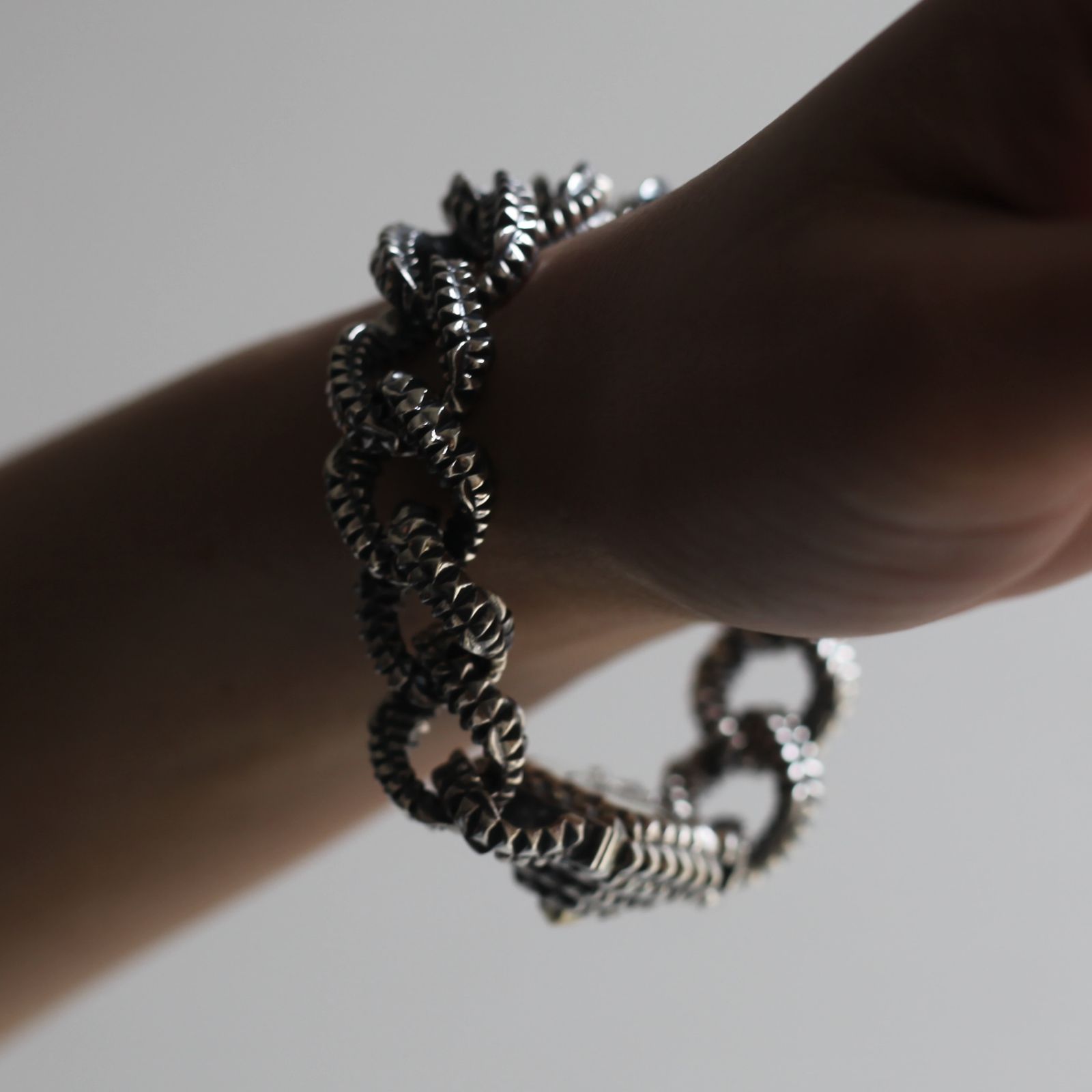 【お取り寄せ注文可能】Cuban Chain Bracelet(SILVER×GOLD)