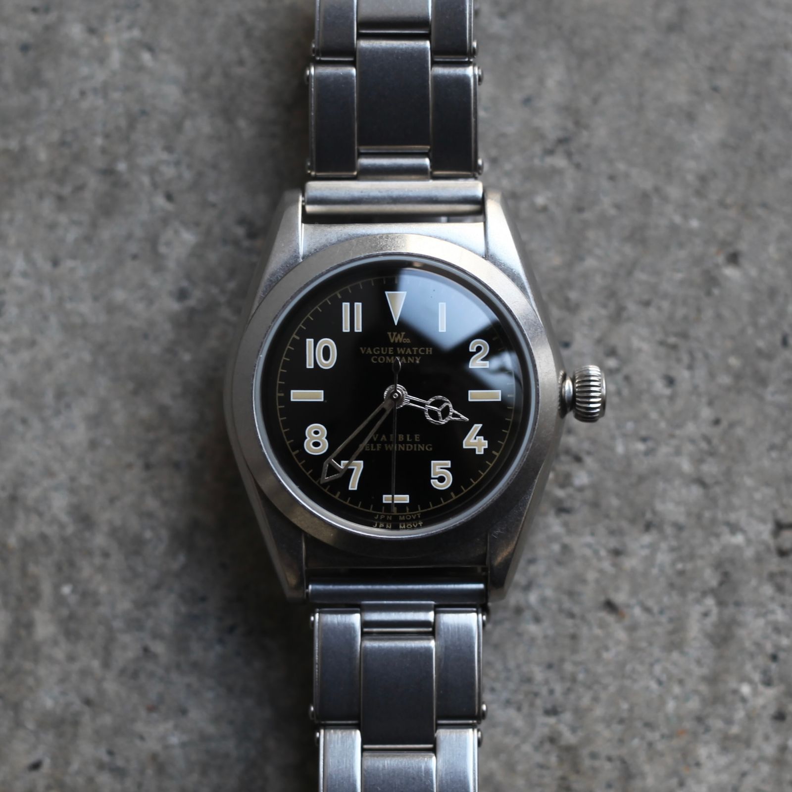 VAGUE WATCH CO. - 【残り一点】Vabble(STAINLESS STEEL×BLACK