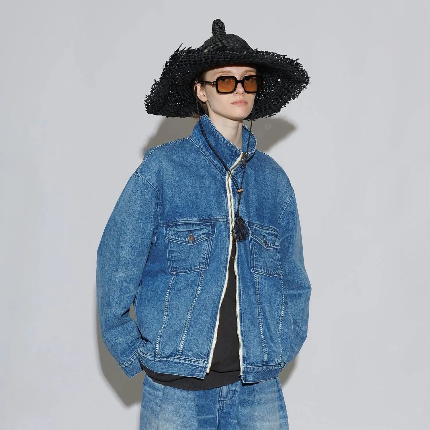 【残り一点】12.5OZデニムブルゾン(USED)