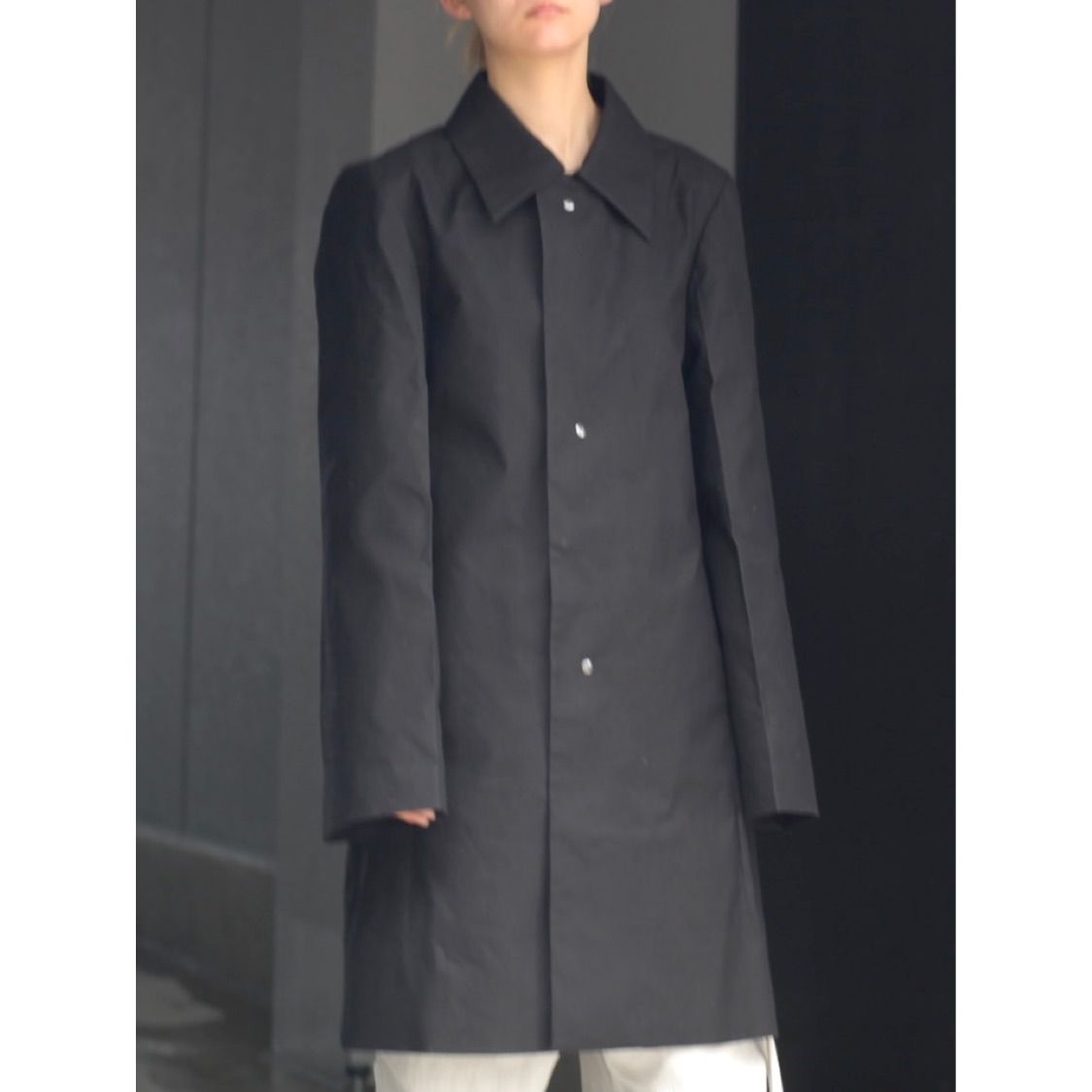 シルバー金具 OMAR AFRIDI 19aw ドレープコート - crumiller.com