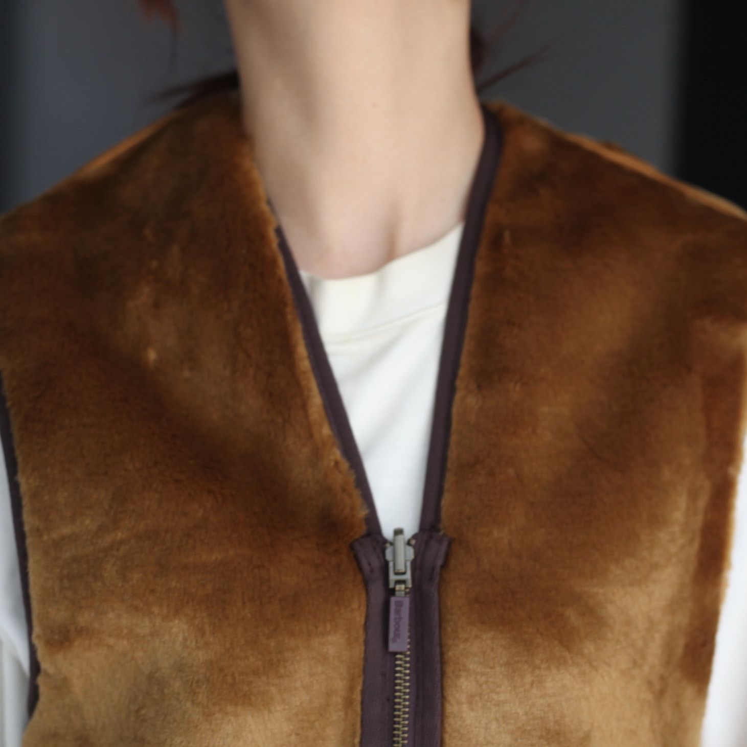 【残り一点】Warm Pile Waistcoat Zip In Liner