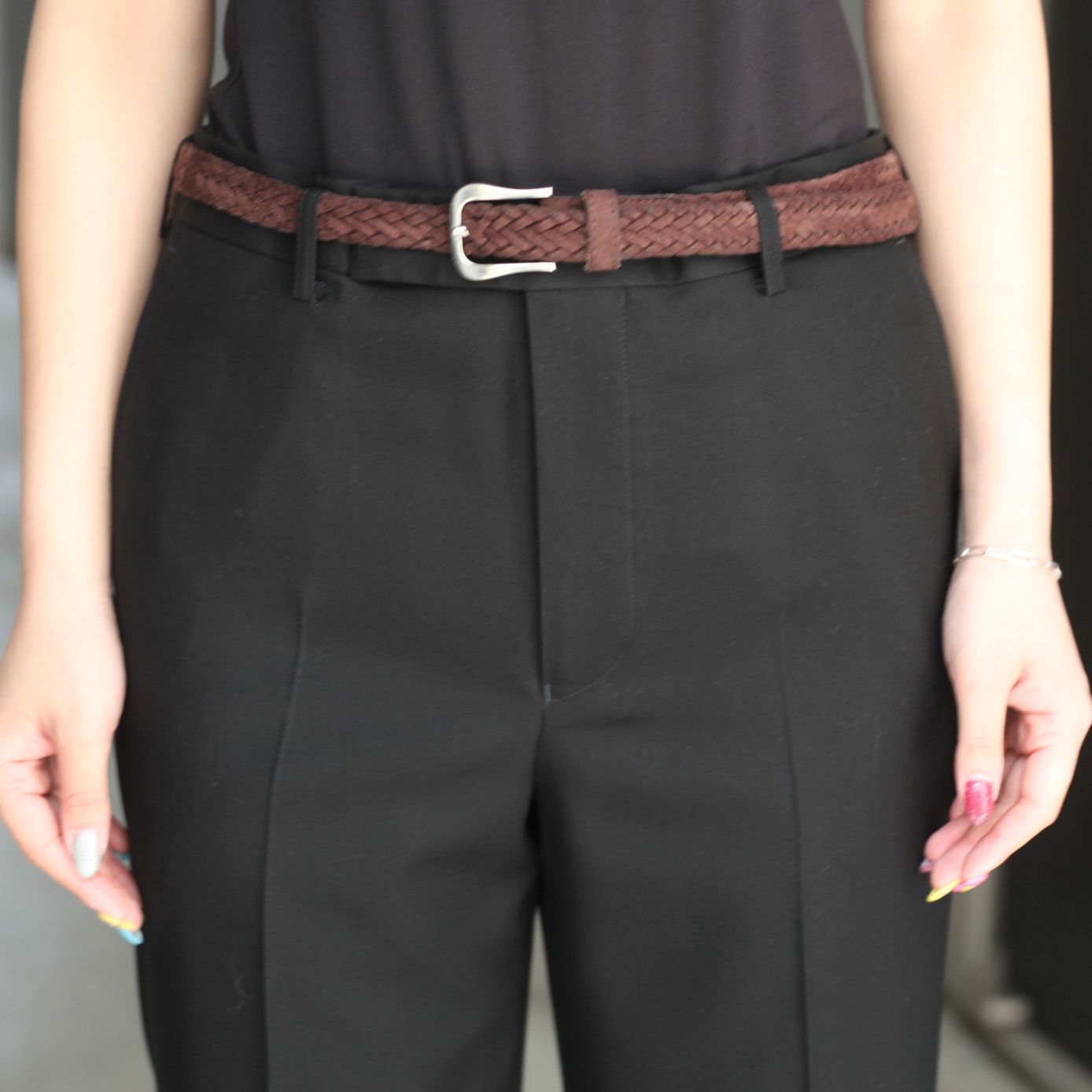 【残り一点】Wool Straight Trousers