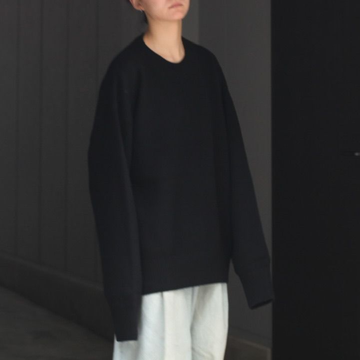 stein - 【残りわずか】EX Fine Lambs Crew Neck Knit LS | ACRMTSM