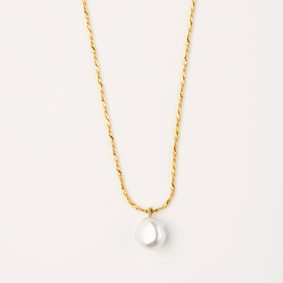 【お取り寄せ注文可能】Small Pearl Twist Chain Necklace