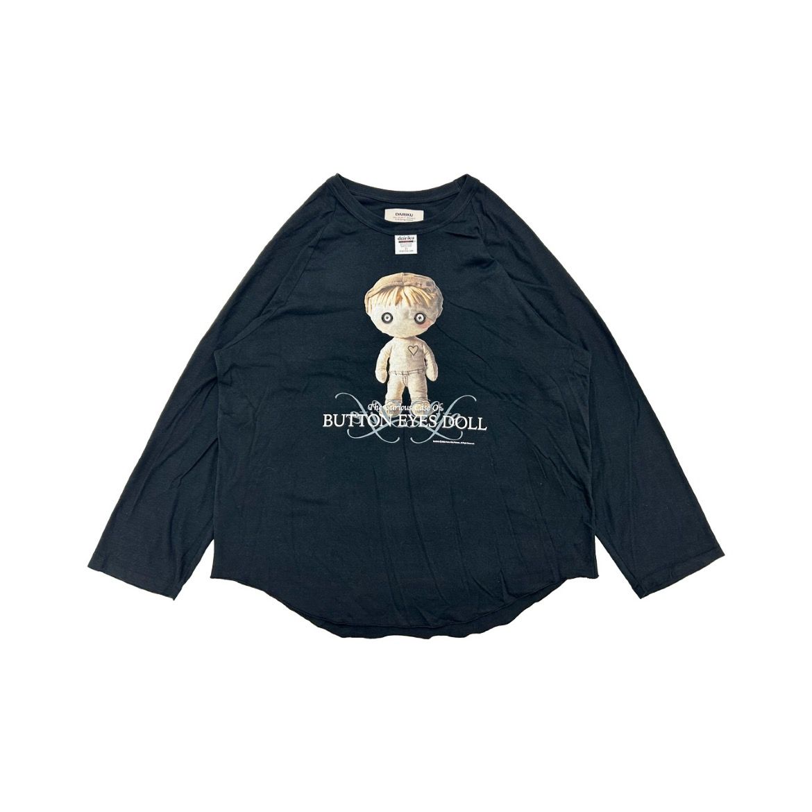 【残り一点】"Button Eye Doll" Raglan Tag Tour Tee