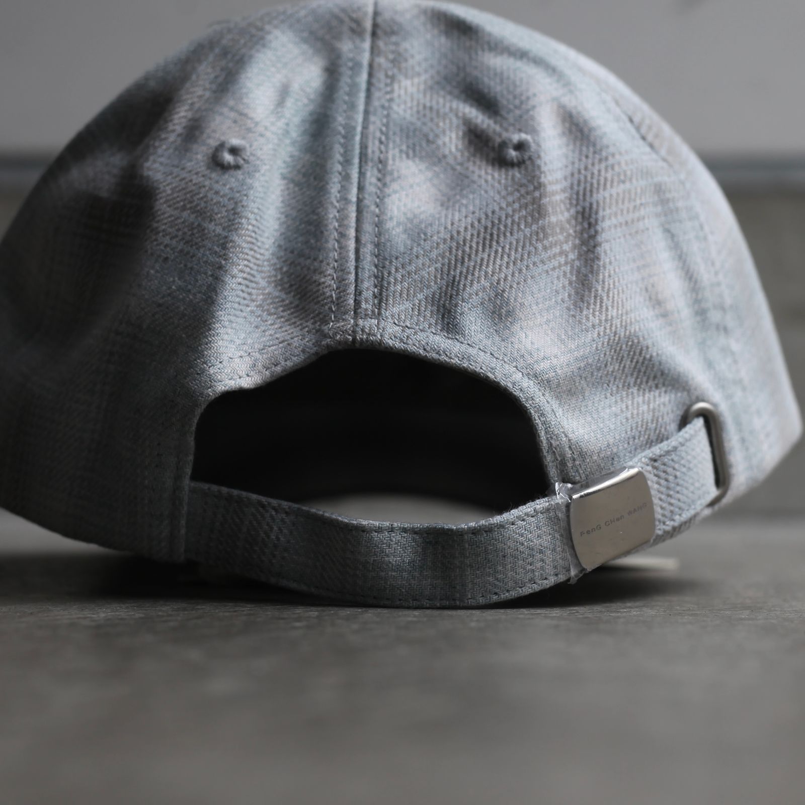 【残り一点】Blue Gray Checkered Baseball Cap