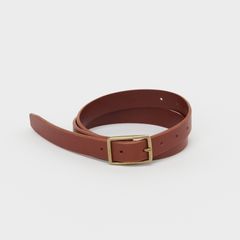 【再販売通知受付可能】Rectangle Belt(BROWN)