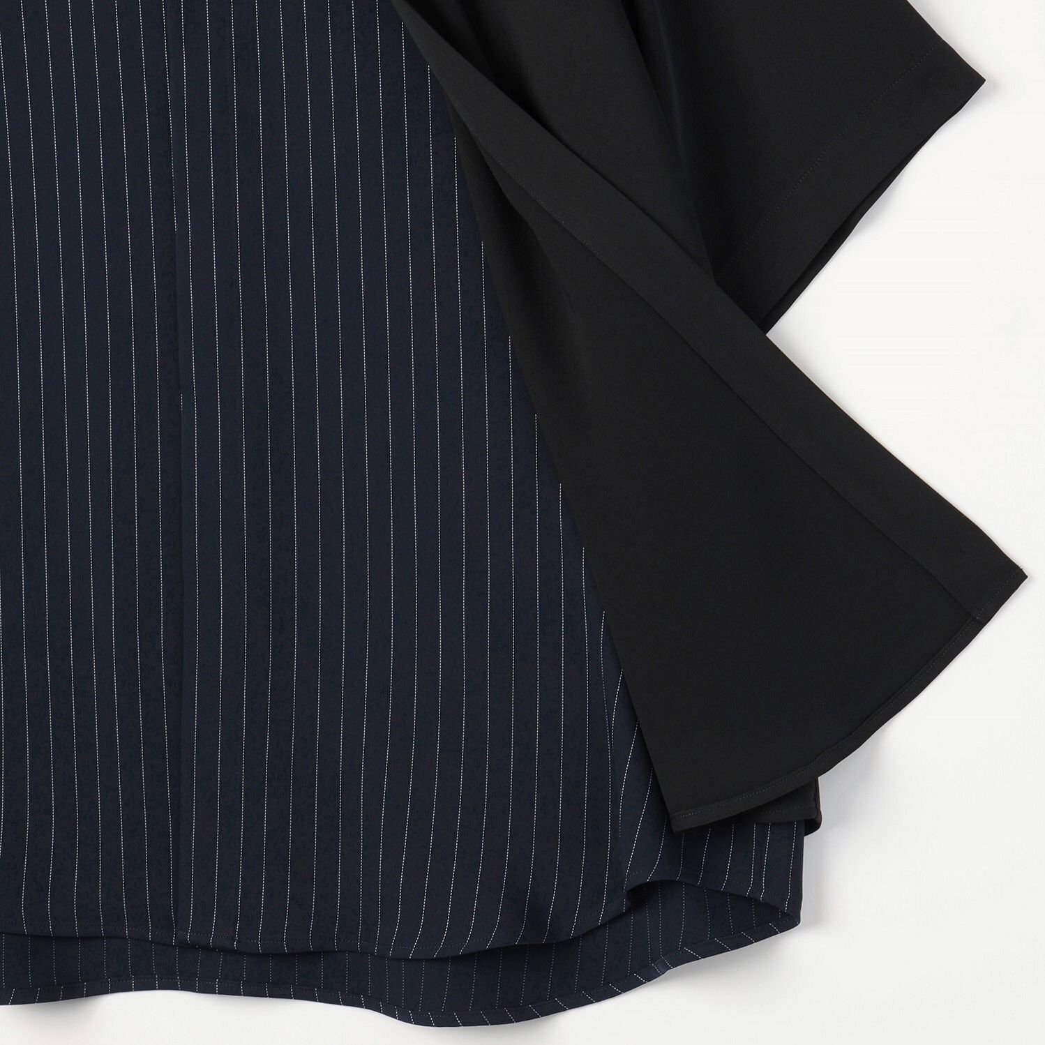 【残り一点】Double Cloth Layered Bi-Color Short Sleeve Shirt