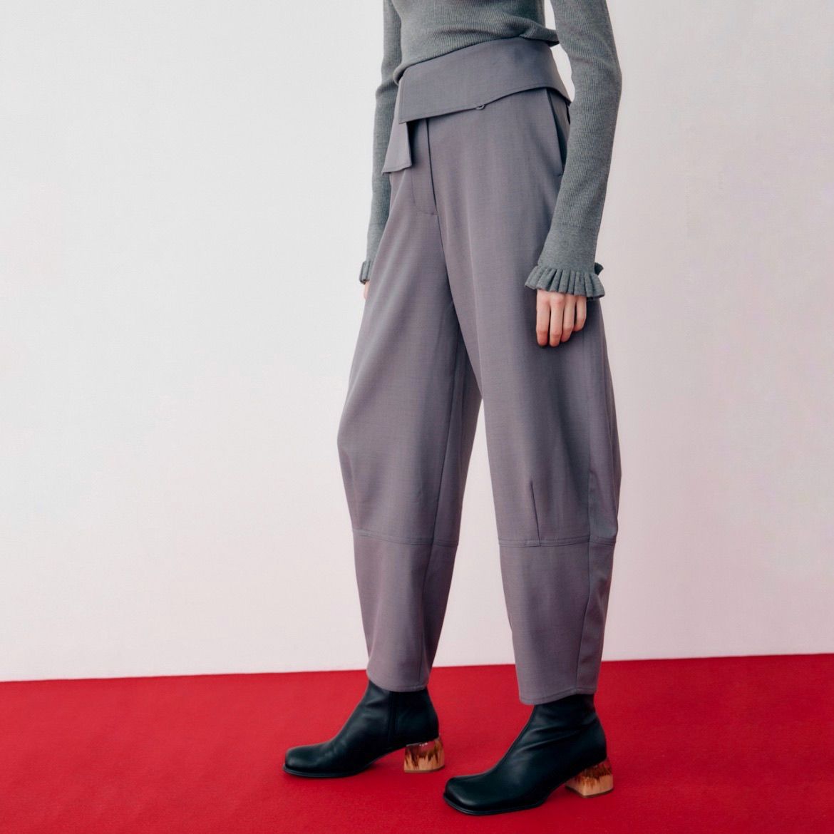 【残り一点】Cocoon Peplum 2way Pants