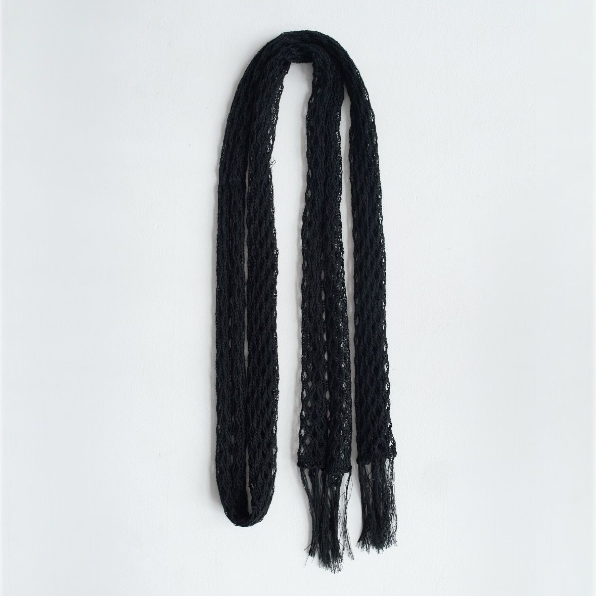 【残り一点】Fringe Narrow Long Scarf