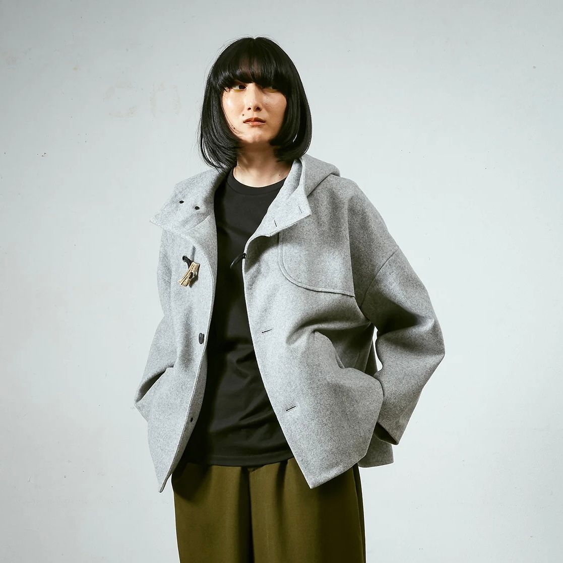 【残り一点】メルトンダッフルショートCT