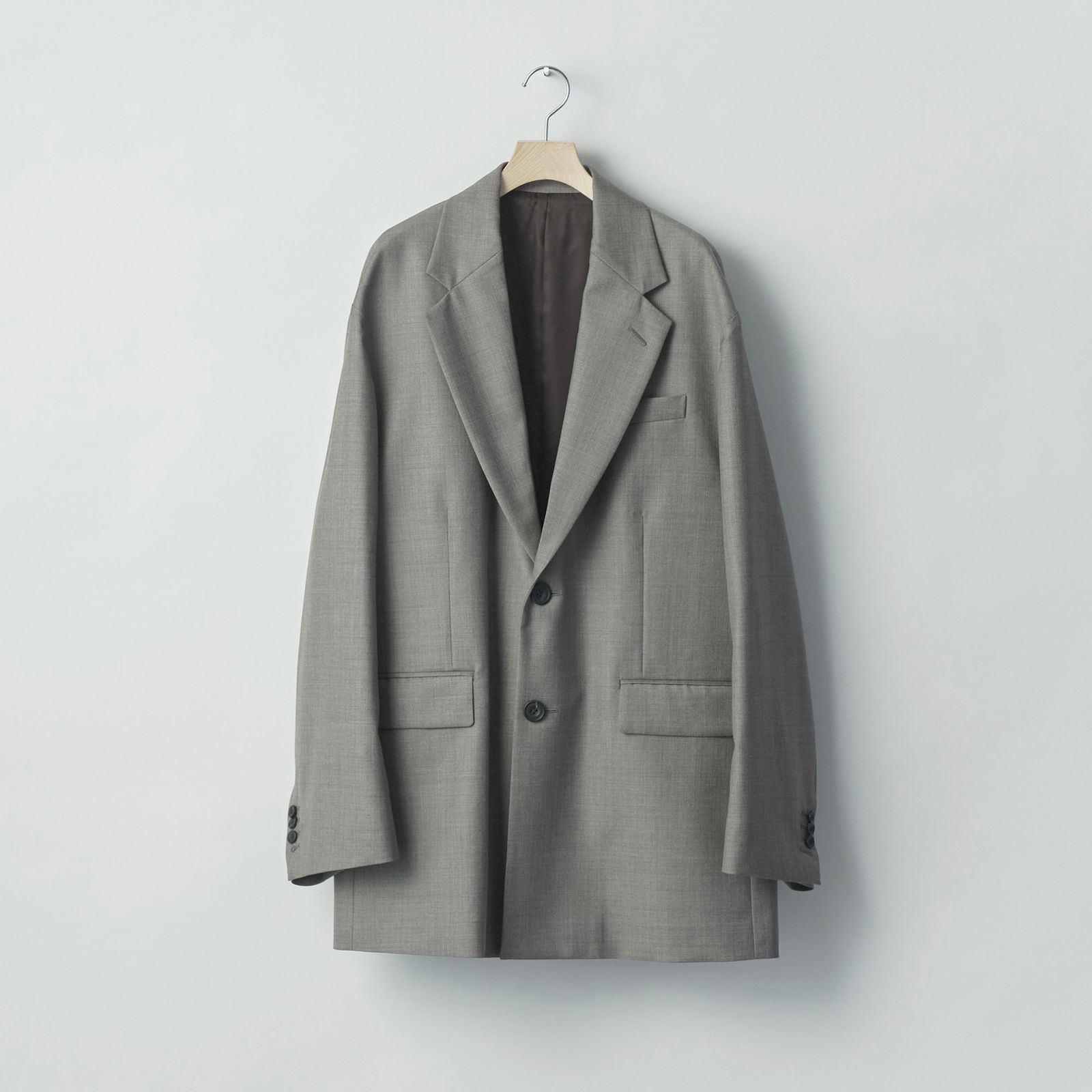 【残り一点】EX Fine Wool Oversized Single Breasted Long Jacket