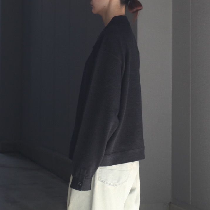 【残り一点】Co/Wo Moss Stitch Zip Blouson