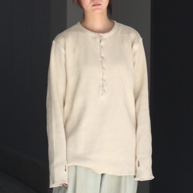 【残り一点】Waffle Henry Neck Shirts
