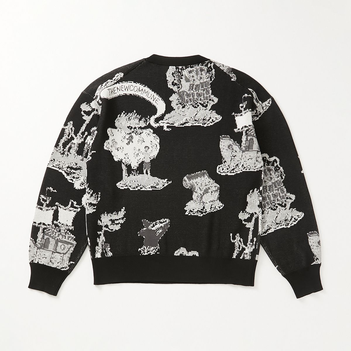【残り一点】Newcommune Island Jaquard Knit