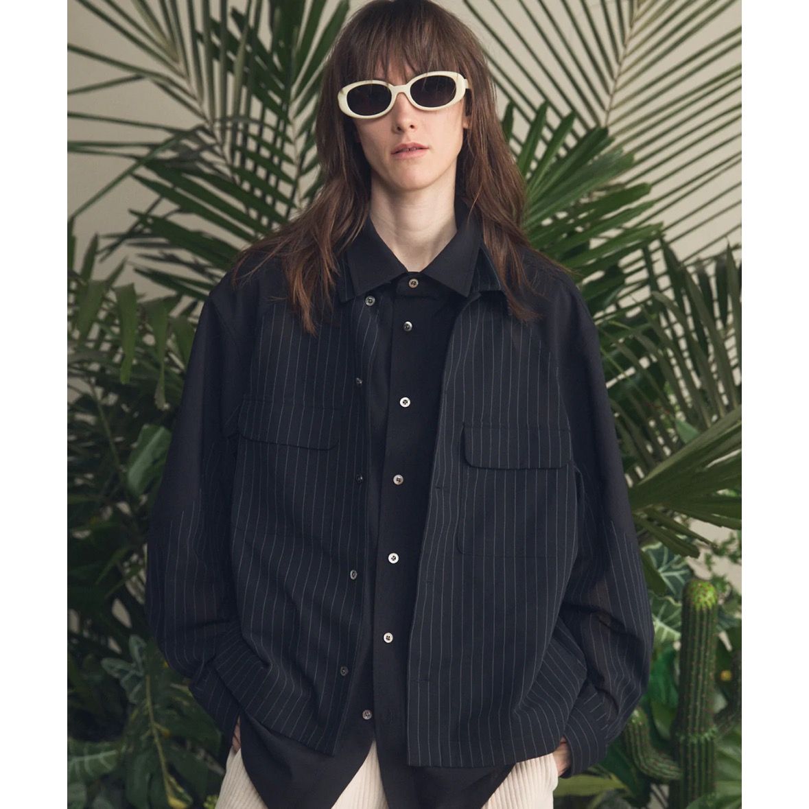 【残り一点】Prime-Over Layering Open Collar Shirt