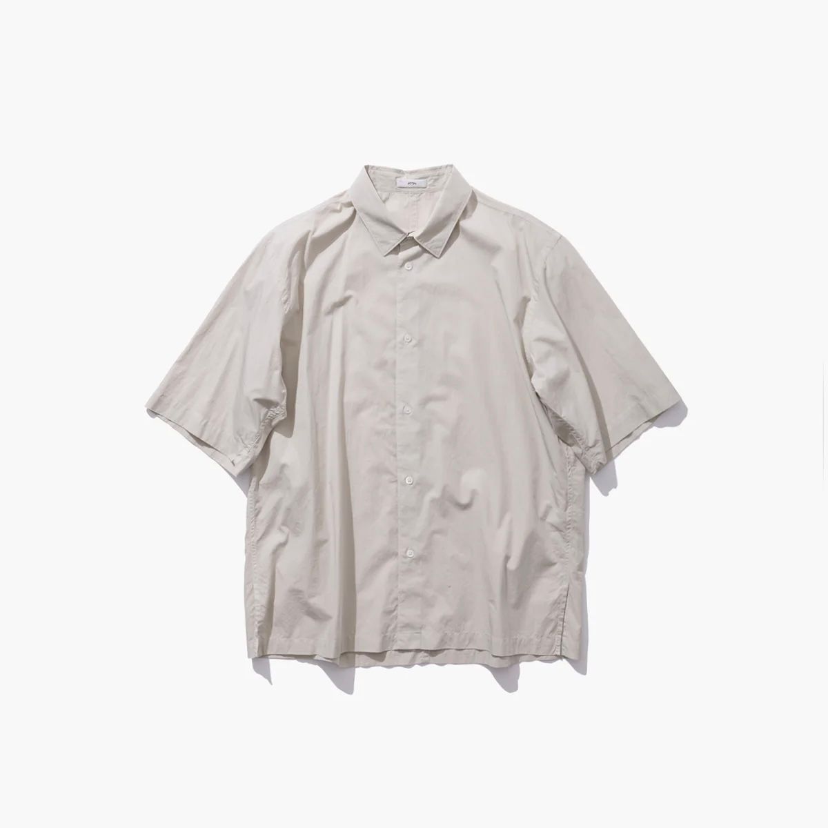 【残り一点】Shrink Cotton Lawn Oversized Half Sleeve Shirt