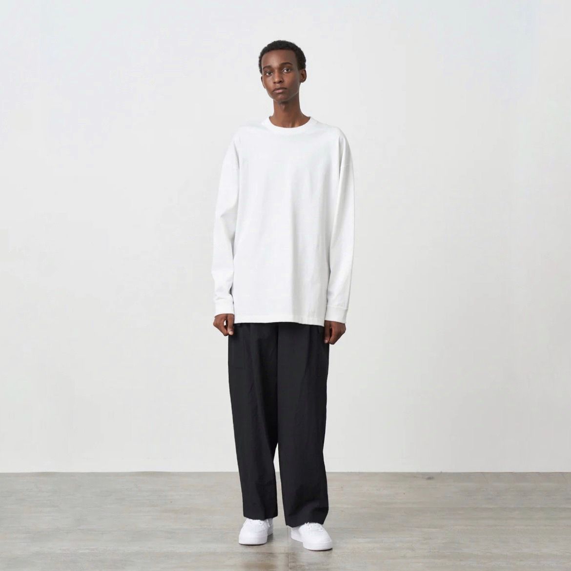 ATON - 【残りわずか】Supima Air 12/- Oversized Longsleeve T-shirt