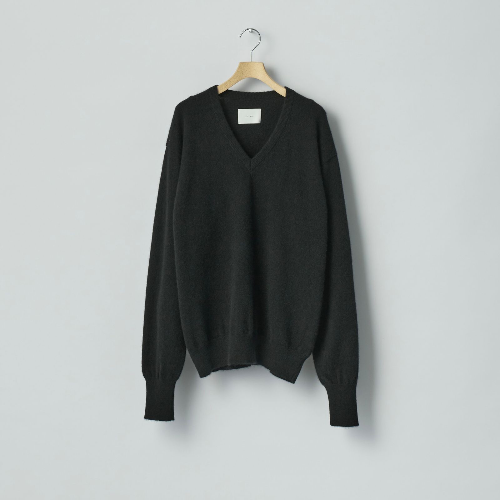 【残りわずか】Pure Cashmere Knit V Neck LS