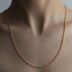 【お取り寄せ注文可能】Unisex Curb Chain Necklace 60
