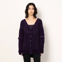 【残り一点】Flower Jacquard Cardigan