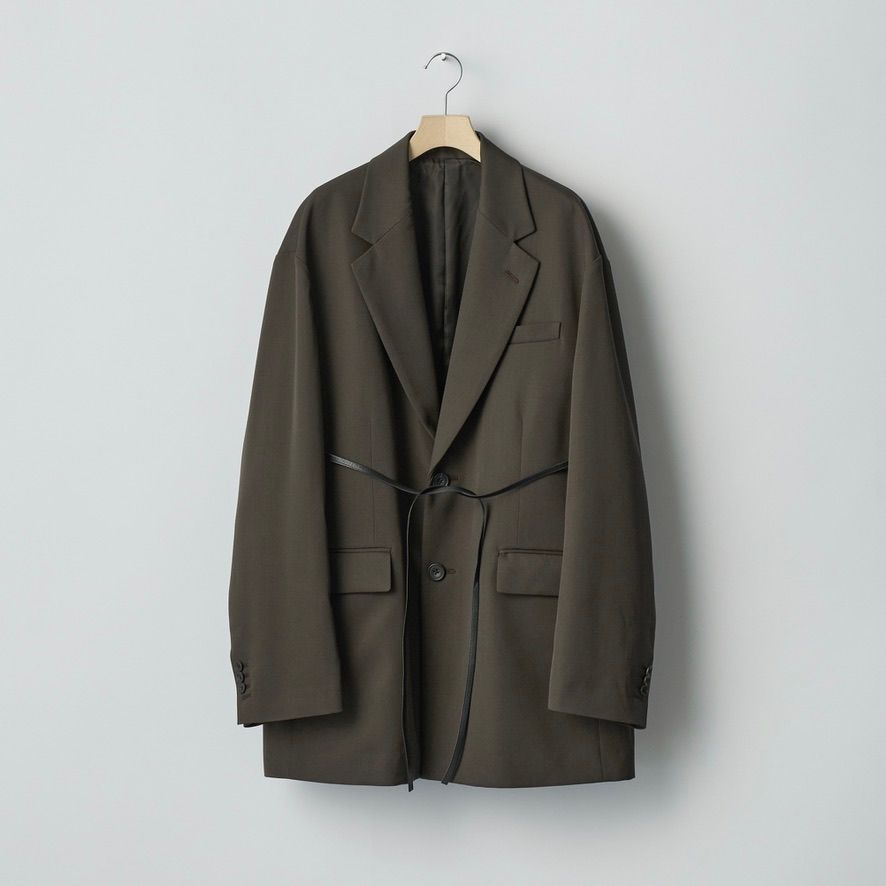 新品 stein OVERSIZED LESS COAT ST.124 グレー
