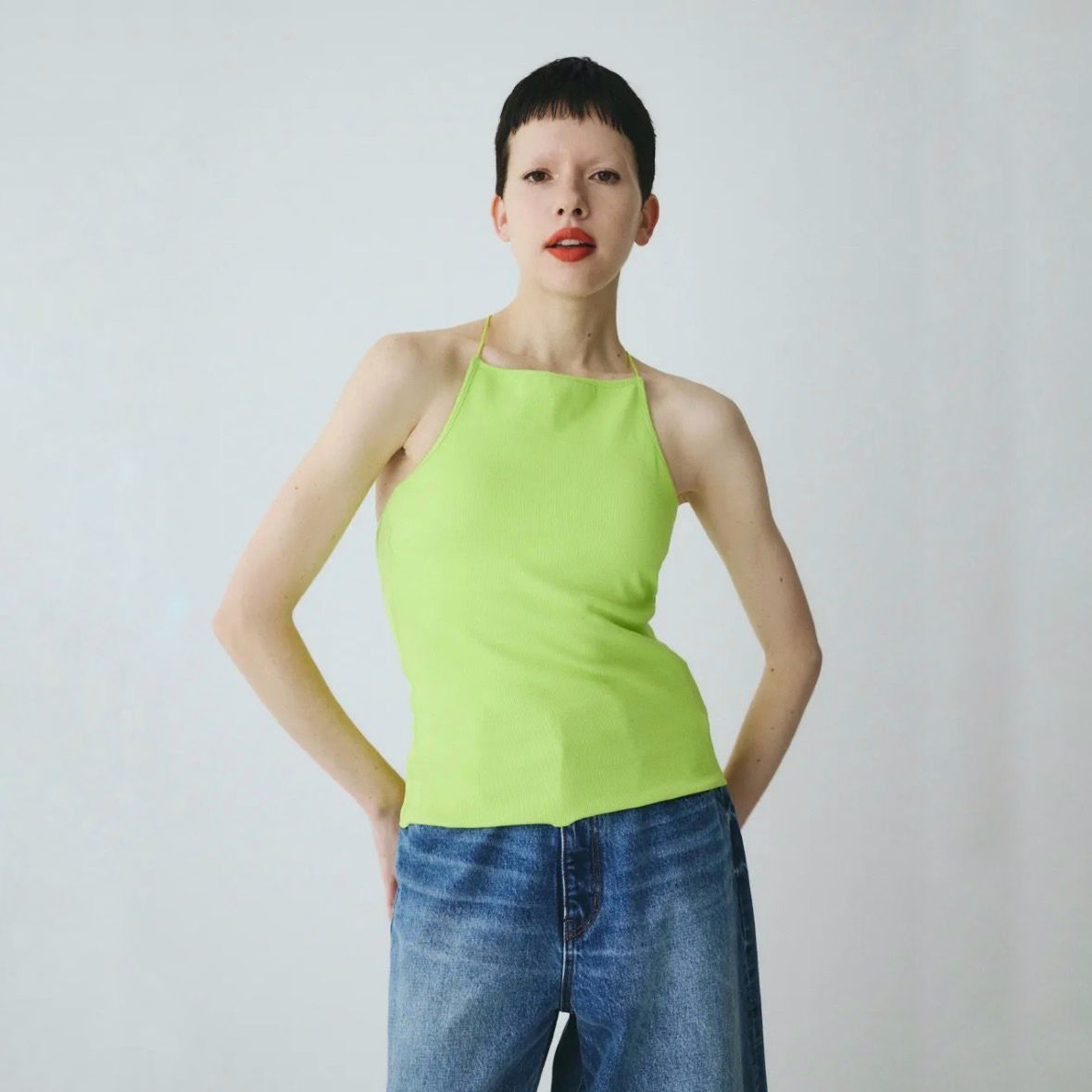 【残り一点】Bi Color Cord Camisole