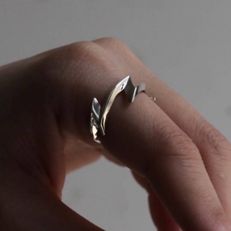 【残り一点】Thunder Ring(WHITE)