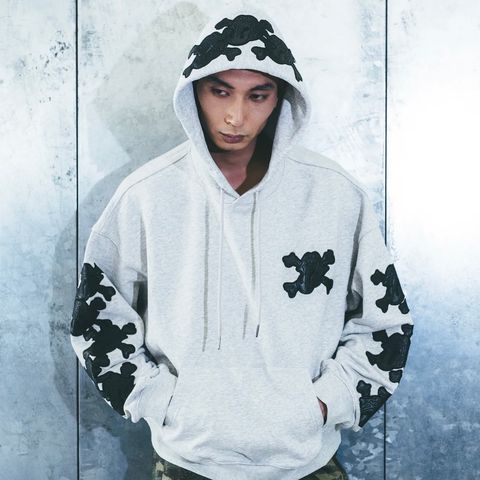 【残り一点】Grill & Tan & Bone Patch Hoodie