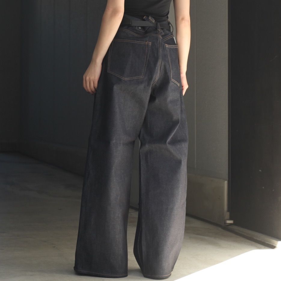 【残りわずか】Wide Rigid Denim Pants