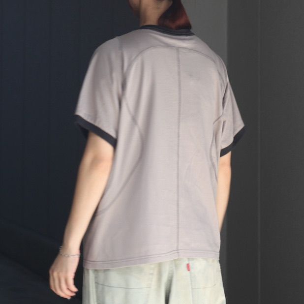 【残り一点】Panelled Half Sleeve Ringer T-Shirt