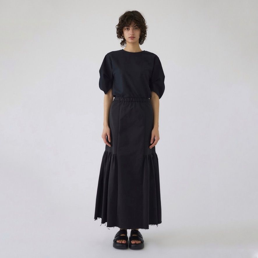 【残り一点】Tuck Sleeve Design Cut Tops