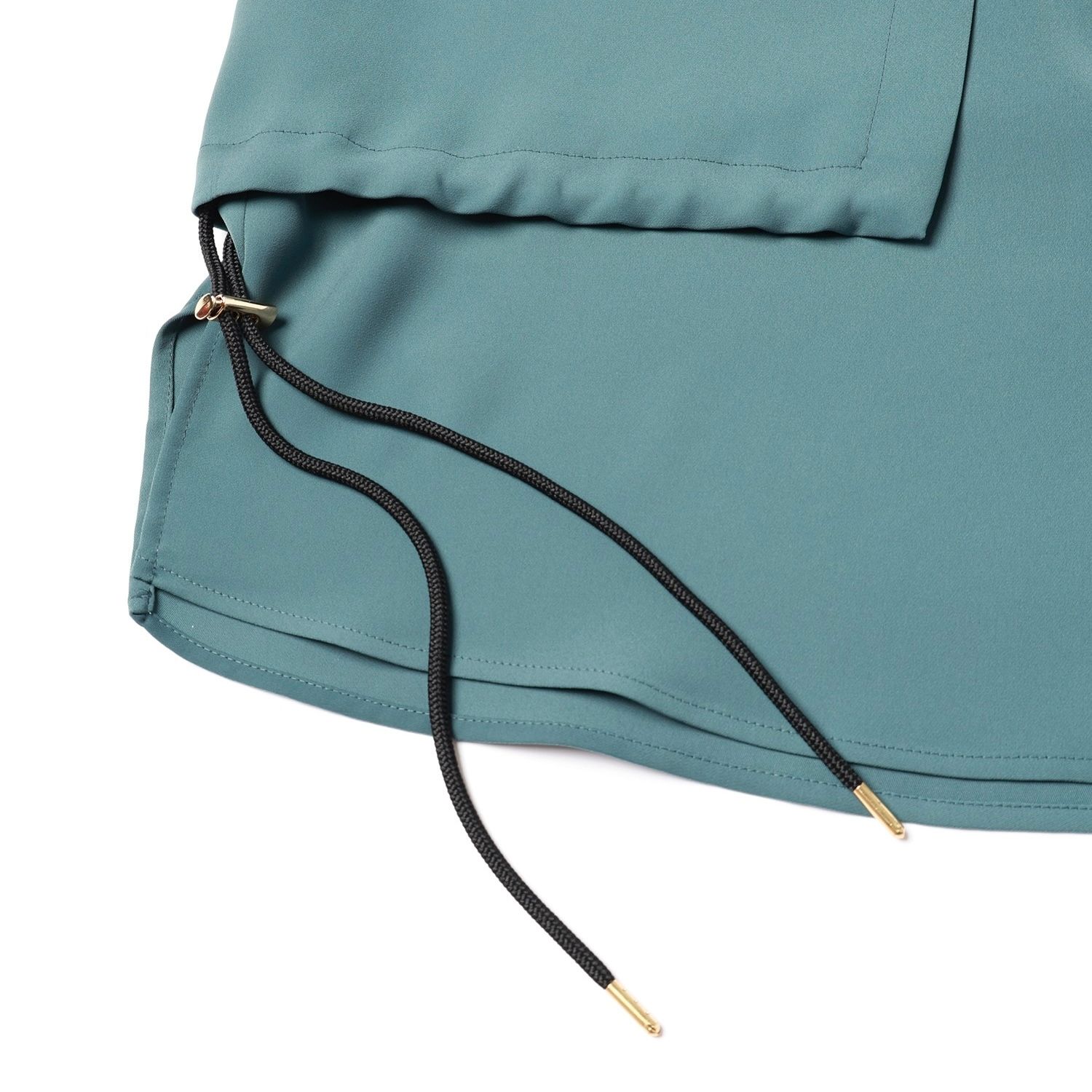 【残り一点】Dry Double Satin Layered Short Sleeve Shirt
