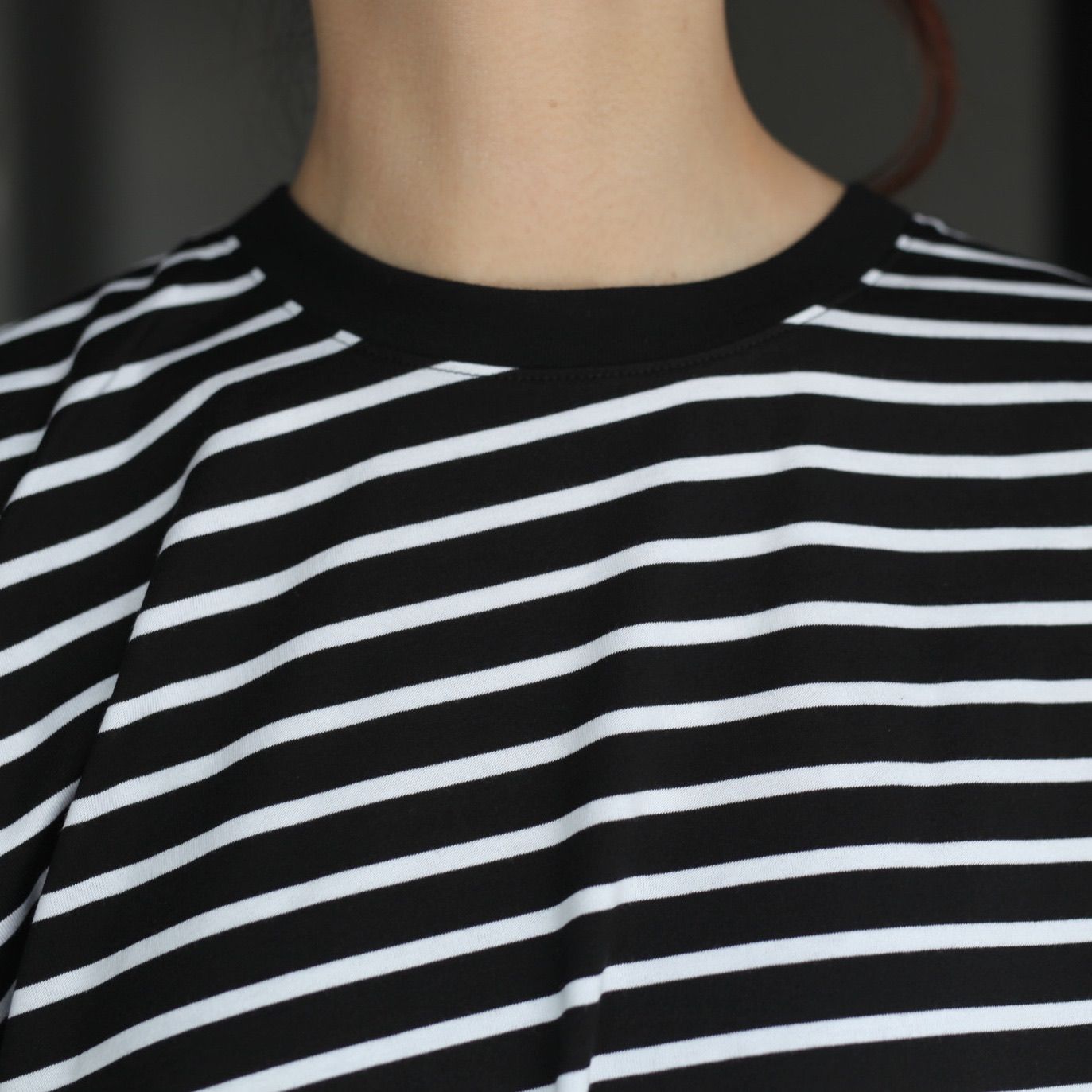 【残り一点】オーバーサイズボーダーL/S Tee