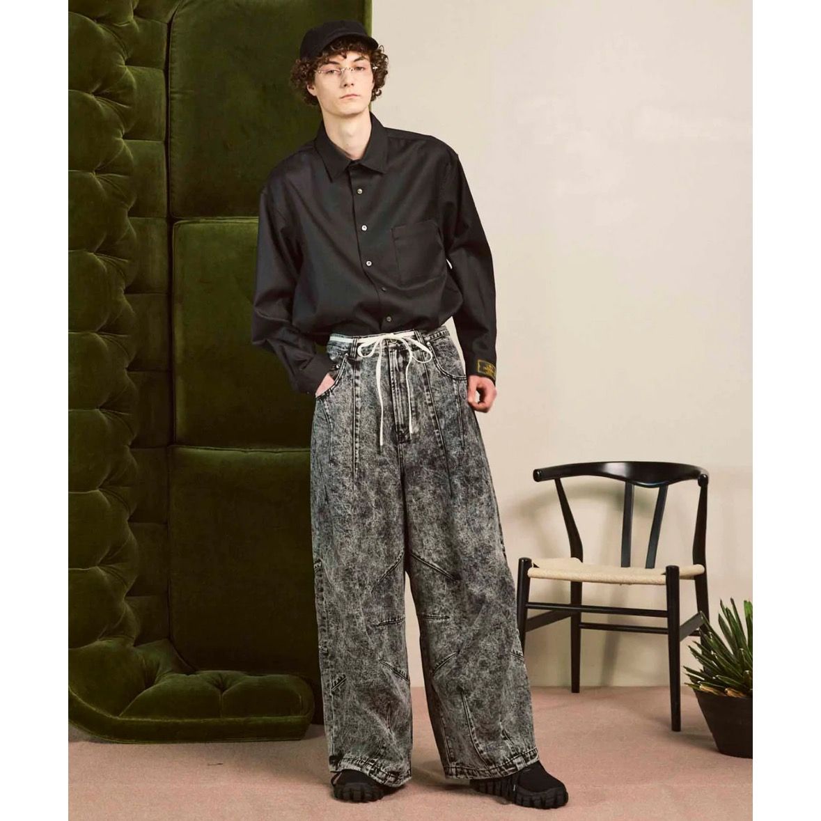【残り一点】Prime-Wide Denim Balloon Pants