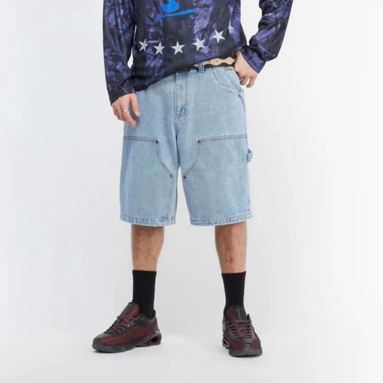【関税込み】Dime イエロー カーペンター デニムショートパンツ Dime - 【残りわずか】Carpenter Denim Shorts | ACRMTSM ONLINE