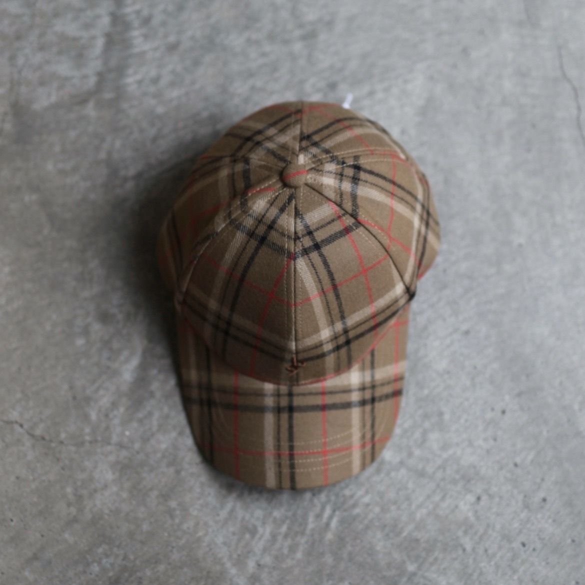 【残り一点】Saxony Check Wool Cap